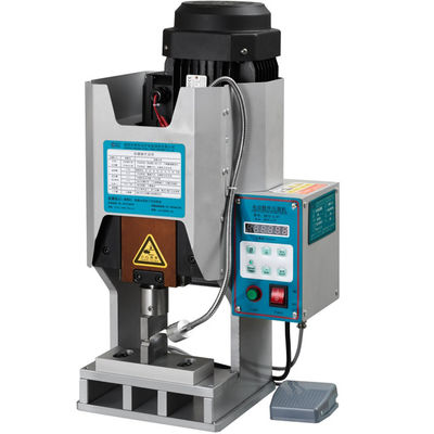 Máquina de conexión de fibra óptica eléctrica con anillo, prensas de máquinas de encrucijado neumáticas